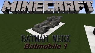 How To Build the Batmobile Michael Keaton In Minecraft