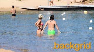 Heidi Klum and Tom Kaulitz Enjoy a Swim at Cala di Volpe Beach in the Splendid Waters of Sardinia