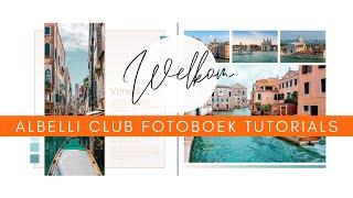 albelli CLUB fotoboek tutorials - bladerboek 2