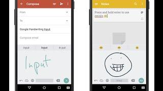 How to use google handwriting input
