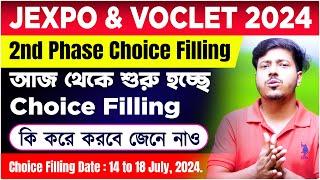 JEXPOVOCLET 2nd Phase of Choice Filling  Jexpo 3rd phase 2024  Jexpo Counselling 2024
