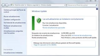 Como desactivar o activar actualizaciones de window update