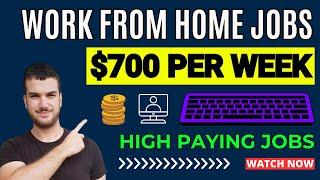 High Paying No Experience Work From Home Jobs - Online Jobs For Beginners - Make Money Online 2024