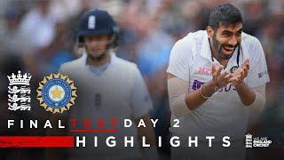 Brilliant Bumrah Puts India On Top  Highlights  England v India - Day 2  LV= Insurance Test 2022