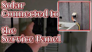 DIY How I Connect Solar to Off Grid Cabin Service Panel  Breaker Box