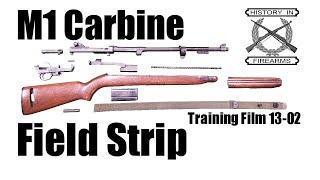 M1 Carbine Field Strip TF 13-02