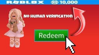 HOW TO GET FREE ROBUX NO HUMAN VERIFICATION NEW 2021