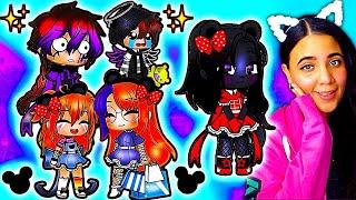 The Afton Family Goes To An Amusement Park  DISNEYLAND FNAF Gacha Life Mini Movie Reaction