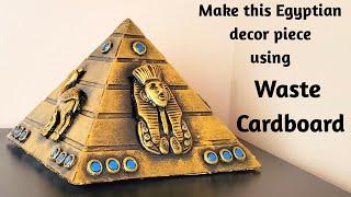 Pyramid home decorEgyptian themeart and craftbest out of waste