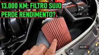 TESTE FILTRO COM 13.000 PERDE RENDIMENTO? Alta RPM #Fail