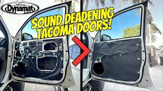 Sound Deadening My Tacoma With Dynamat  Part 3 Doors