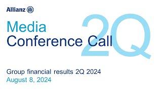 Allianz Financial Results 2Q 2024 Media Call