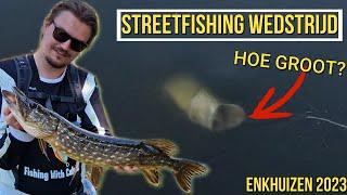 HOE GROOT WAS DEZE SNOEK? - Streetfishing wedstrijd Enkhuizen