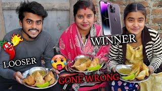 Samosa Challenge With Sisters  Gone Wrong   2 Minutes Challenge  Brother Vs Sisters 