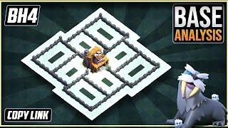 THE ULTIMATE BH4 TROPHYdefense Base 2023 Builder Hall 4 Trophy Base Design with Copy Link – COC