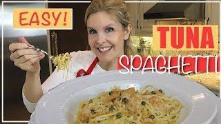 Easy tuna spaghetti recipe - Only 5 ingredients