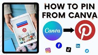 Create-Schedule-Post from Canva to Pinterest and Social Media Accounts  Easy Pinterest Tip