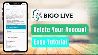 Bigo Live - How to Delete Account ?