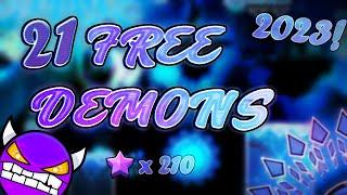 21 Secret Way Demons  Geometry Dash