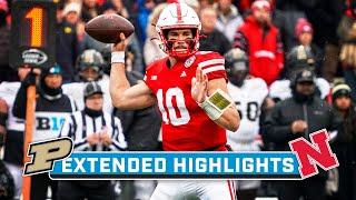 Purdue at Nebraska  Extended Highlights  Big Ten Football  Oct. 28 2023