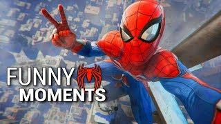 Spider-Man PS4 Funny Moments PIZZA TIME