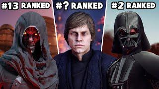 Battlefront 2 - Ranking ALL 22 HEROES & VILLAINS from WORST to BEST FINAL RANK