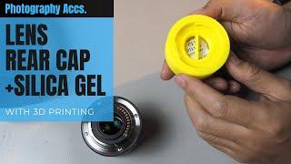 Rear Cap Lensa yang Bisa Diisi Silica Gel Dibuat dengan Teknik 3D Printing