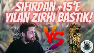 SIFIRDAN +15E YILAN ZIRHI BASIMI - KAÇ METALDE +15 YAPTIK? #metin2 #metin2tr #mmorpg #twitch