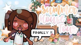 Summer 2024 HOUSE TOUR   *with voice ️* Toca Boca Life World 