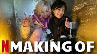 Making Of WEDNESDAY 2022 - Best Of Behind The Scenes & On Set Bloopers With Jenna Ortega  Netflix