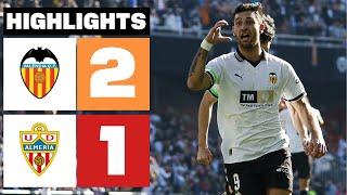 VALENCIA CF 2 - 1 UD ALMERÍA  HIGHLIGHTS LALIGA EA SPORTS