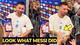 Kindness of MESSI treat every journalist like his family  Football News Today