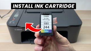 Canon Pixma TS3420 Printer How to Install Ink Cartridge