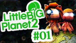 Little Big Planet 2 Gameplay  Lets Play Together #01 Blind - Die Kunstwelt ist in GEFAHR
