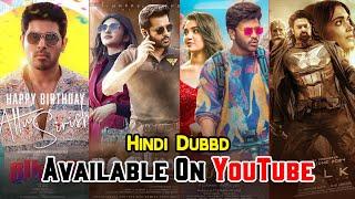 Top 10 New South Hindi Dubbed Movies Available On YouTube  Manamey  Kalki 2898  The Family Star