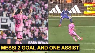 Inter Miami Fans Crazy Reaction to MESSI Two Goal and One Assist on His Return  Messi News