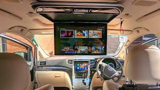 Toyota Alphard Vellfire 9 Android Stereo Carplay & Camera 15 Android Roof Touch Screen Youtube