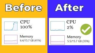 How To Fix High RAMMemoryCPUDISK Usage on Windows 1110