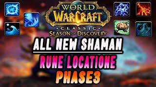 Every Phase 3 shaman Runes Location  Season of Discovery Guide l WoW Classic l #shaman