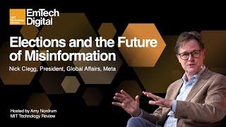 Elections and the Future of Misinformation Interview with Nick Clegg Meta - EmTech Digital 2024