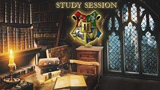 Hogwarts  Study Session ASMR Rainy Window  Harry Potter Inspired Ambience