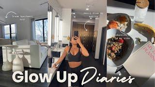 GLOW UP DIARIES  Dream Apartment Tour Morning + Night  Routine Productive Day in My Life