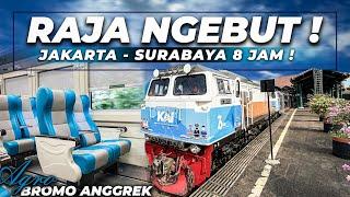 RAJA NGEBUT  KERETA TERCEPAT DI INDONESIA  Trip Argo Bromo Anggrek Jakarta - Surabaya 8 Jam Saja.