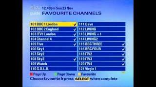 Sky UK EPG Background Music 2009-2011