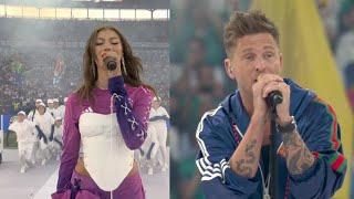 Meduza OneRepublic and Leony perform at UEFA Euro 2024 Closing Ceremony before England vs Spain