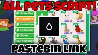 Adopt me all Pets script ️  working pastebin link