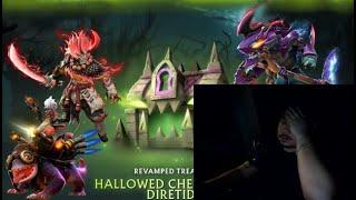 I TRIED OPENING HALLOWED CHEST OF THE DIRETIDE AND THIS IS WHAT I GOT DOTA 2  DIRETIDE I