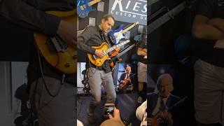 TIM MILLER IMPROVISING AT NAMM 2020 #guitarimprovisation #kieselguitars #timmiller #allanholdsworth