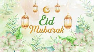 1 Hour Eid Mubarak 4K Screensaver with Beautiful Flower Theme  Beautiful Islam 