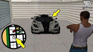 Secret Place With Koenigsegg One In GTA San Andreas Hidden Place